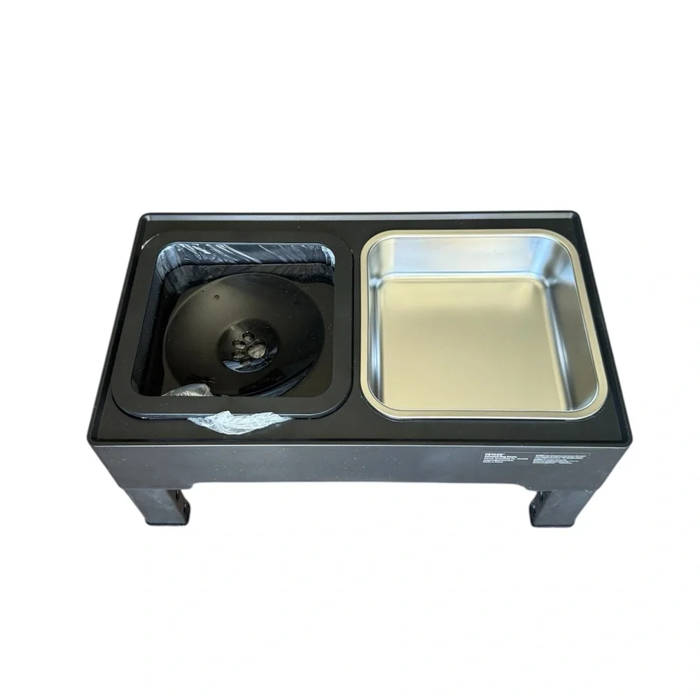Adjustable Elevated Dog Bowls - Gray